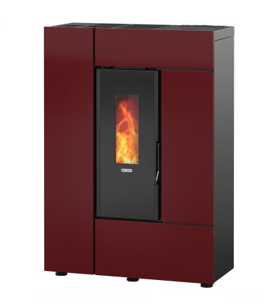 Dal Zotto Dal Zotto Leyla Elite Stufa a Pellet Acciaio Bordeaux A+ Dal Zotto Dal Zotto Leyla Elite Stufa a Pellet Acciaio Bordeaux A+