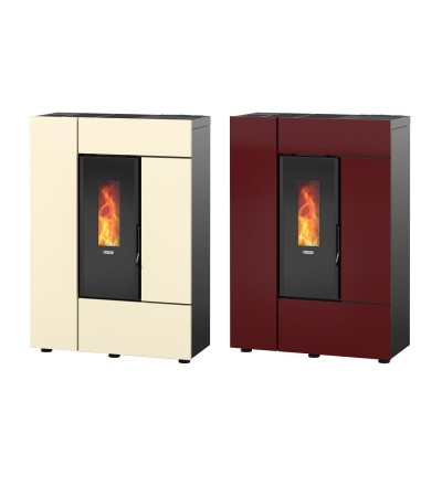 Dal Zotto Dal Zotto Leyla Elite Stufa a Pellet Acciaio Bordeaux A+ Dal Zotto Dal Zotto Leyla Elite Stufa a Pellet Acciaio Bordeaux A+