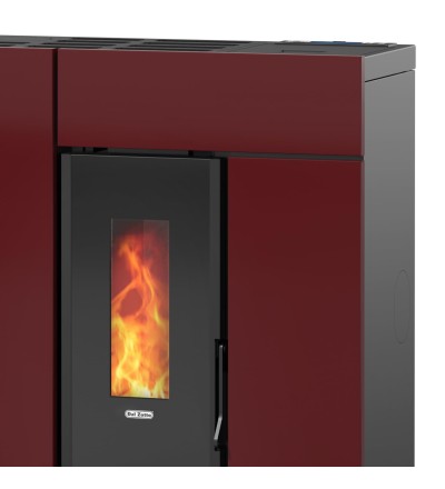 Dal Zotto Dal Zotto Leyla Elite Stufa a Pellet Acciaio Bordeaux A+ Dal Zotto Dal Zotto Leyla Elite Stufa a Pellet Acciaio Bordeaux A+