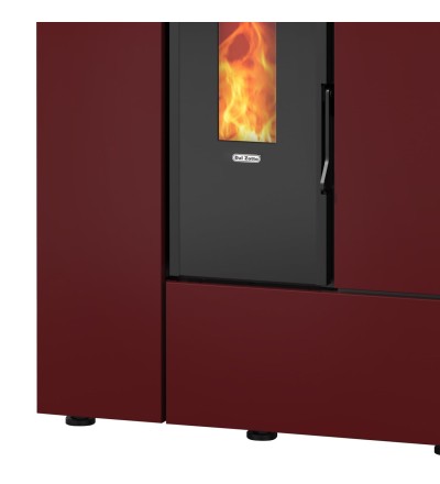 Dal Zotto Dal Zotto Leyla Elite Stufa a Pellet Acciaio Bordeaux A+ Dal Zotto Dal Zotto Leyla Elite Stufa a Pellet Acciaio Bordeaux A+