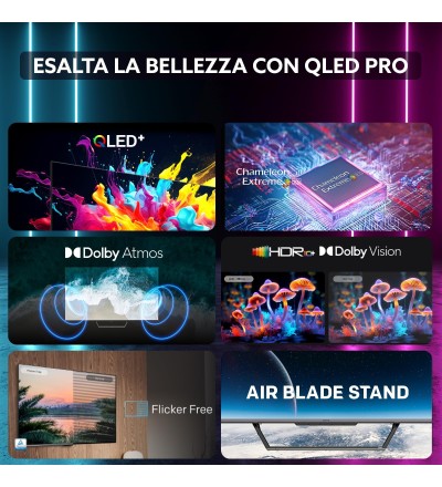 Onebby Metz Onebby MQD7500 TV 65 Pollici 4K Ultra HD QLED Onebby Metz Onebby MQD7500 TV 65 Pollici 4K Ultra HD QLED