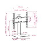 Metronic Metronic Supporto TV Girevole per TV da 32 a 55 Pollici Metronic Metronic Supporto TV Girevole per TV da 32 a 55 Pollici