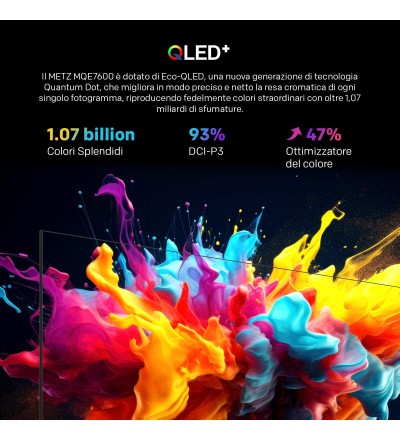MQE MQE7600 TV 43 Pollici QLED 4K Ultra HD MQE MQE7600 TV 43 Pollici QLED 4K Ultra HD