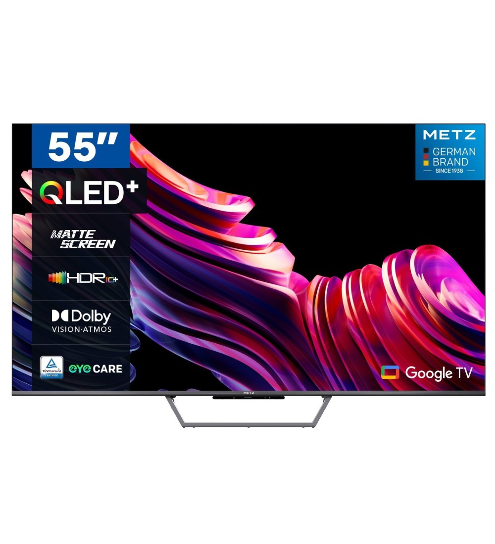 METZ Metz TV 55 QLED+ Smart TV 4K UHD con Google TV METZ Metz TV 55 QLED+ Smart TV 4K UHD con Google TV