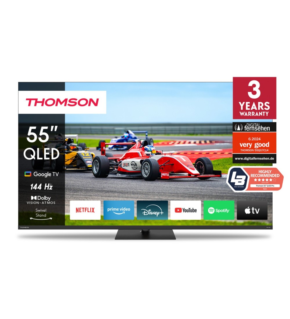 Thomson Thomson 55QG7C14 Smart TV QLED 55 Pollici Nero Thomson Thomson 55QG7C14 Smart TV QLED 55 Pollici Nero