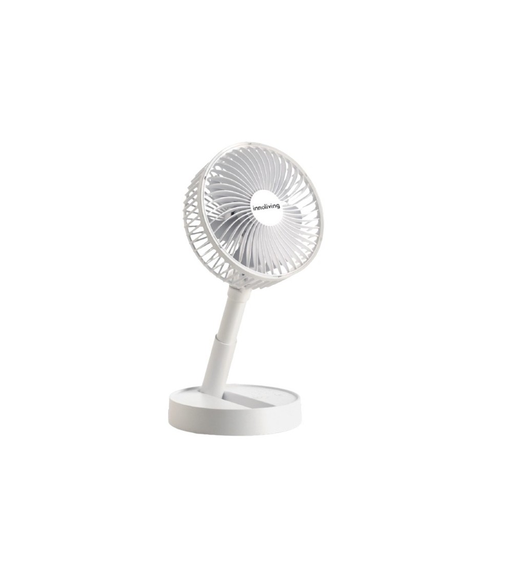 Innoliving 10Innoliving Ventilatore Pieghevole Ricaricabile 19 cm Bianco Innoliving 10Innoliving Ventilatore Pieghevole Ricaricabile 19 cm Bianco
