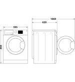 Indesit Indesit BWA101496XWVIT Lavatrice 10 Kg Centrifuga 1400 Giri Motore inverter Classe A Indesit Indesit BWA101496XWVIT Lavatrice 10 Kg Centrifuga 1400 Giri Motore inverter Classe A