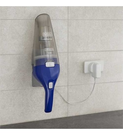 Black & Decker Black & Decker NVC115WA Aspirabriciole senza filo Blu, Grigio Senza sacchetto Black & Decker Black & Decker NVC115WA Aspirabriciole senza filo Blu, Grigio Senza sacchetto