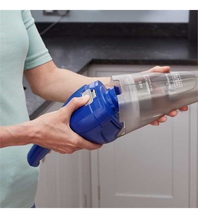 Black & Decker Black & Decker NVC115WA Aspirabriciole senza filo Blu, Grigio Senza sacchetto Black & Decker Black & Decker NVC115WA Aspirabriciole senza filo Blu, Grigio Senza sacchetto