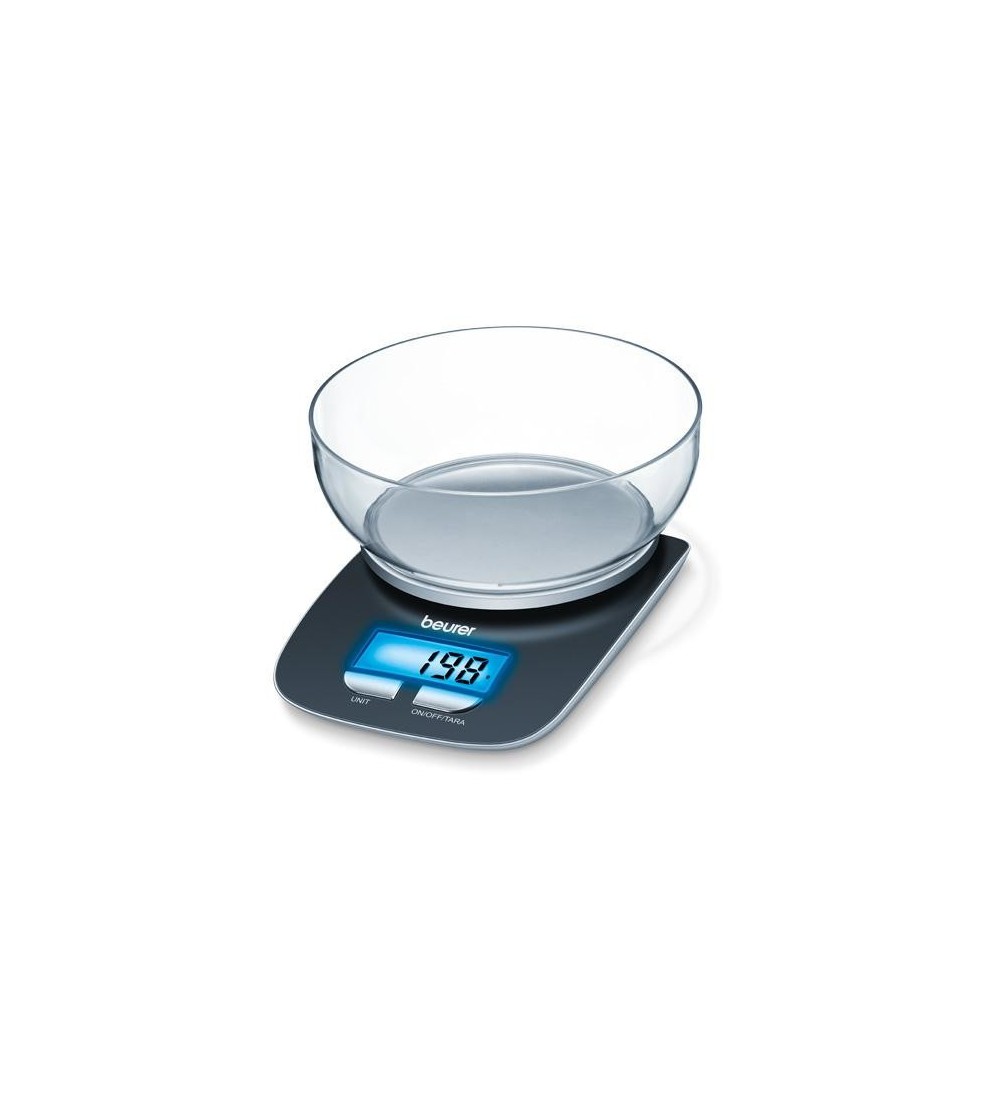 Beurer Beurer KS25 Bilancia da Cucina Elettronica Max 3 Kg con Ciotola Beurer Beurer KS25 Bilancia da Cucina Elettronica Max 3 Kg con Ciotola
