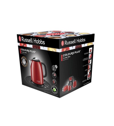 Russell Hobbs 10Russell Hobbs 24992-70 Bollitore Elettrico 1,0 L 2400 W Acciaio Inox Color Rosso Russell Hobbs 10Russell Hobbs 24992-70 Bollitore Elettrico 1,0 L 2400 W Acciaio Inox Color Rosso