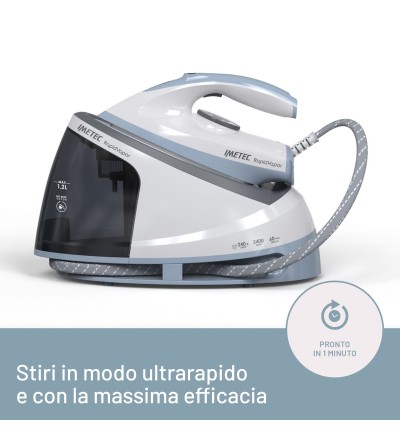 Imetec 10Imetec 9033 Rapidvapor Ferro da Stiro Generatore di Vapore 2400 W Imetec 10Imetec 9033 Rapidvapor Ferro da Stiro Generatore di Vapore 2400 W