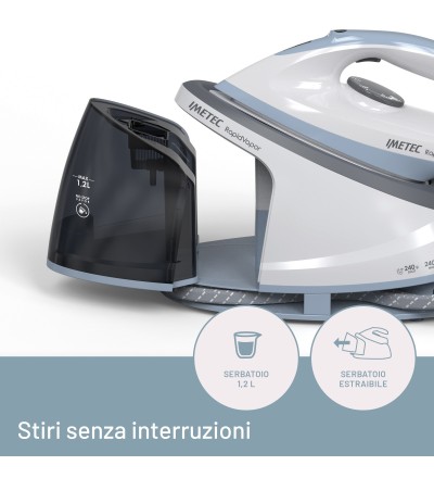 Imetec 10Imetec 9033 Rapidvapor Ferro da Stiro Generatore di Vapore 2400 W Imetec 10Imetec 9033 Rapidvapor Ferro da Stiro Generatore di Vapore 2400 W
