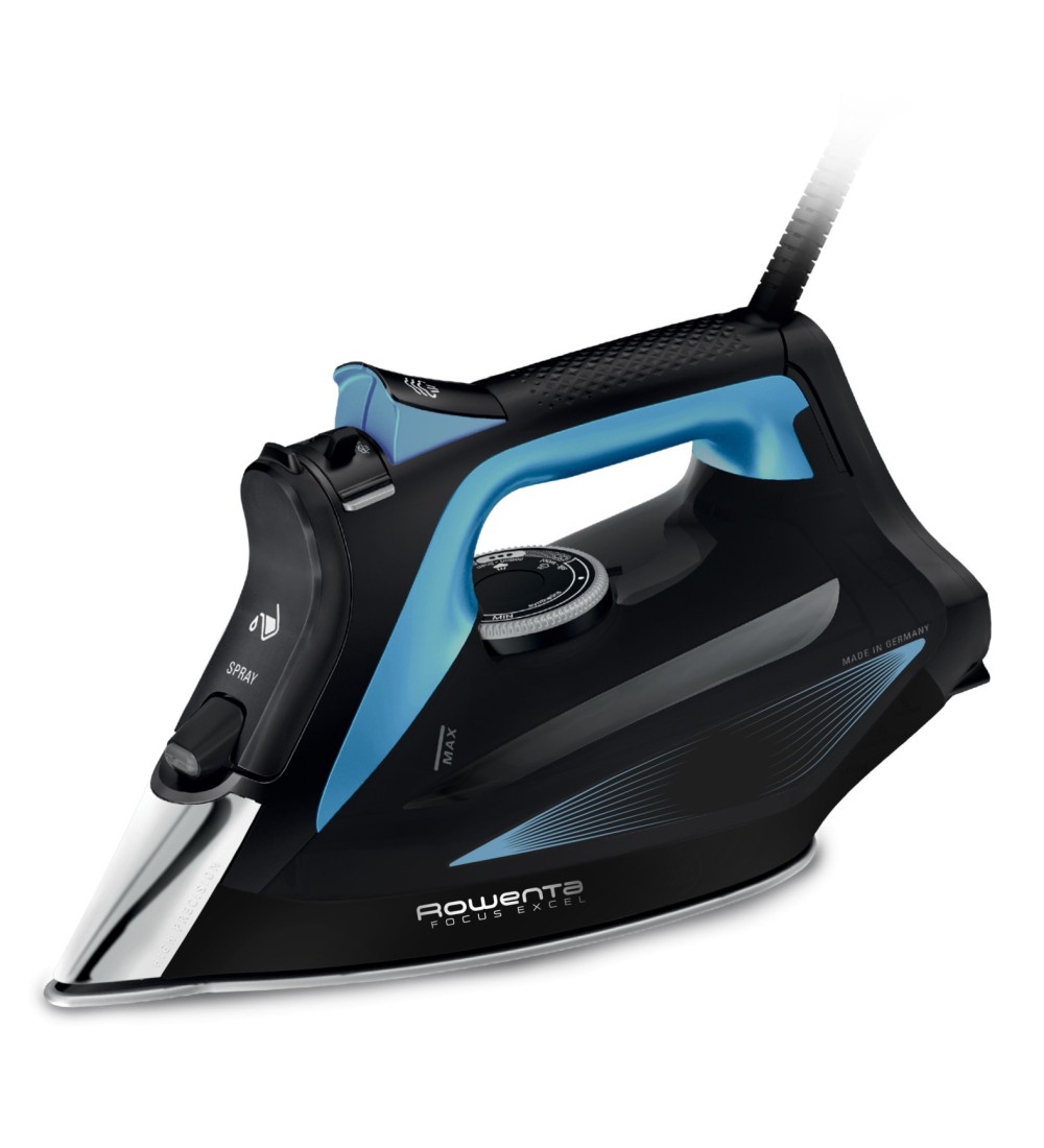 Rowenta 10Rowenta DW5310 Ferro da Stiro a Vapore Piastra solare Microsteam 400 HD Laser 2700 W Nero/Blu Rowenta 10Rowenta DW5310 Ferro da Stiro a Vapore Piastra solare Microsteam 400 HD Laser 2700 W Nero/Blu