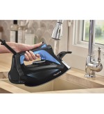 Rowenta 10Rowenta DW5310 Ferro da Stiro a Vapore Piastra solare Microsteam 400 HD Laser 2700 W Nero/Blu Rowenta 10Rowenta DW5310 Ferro da Stiro a Vapore Piastra solare Microsteam 400 HD Laser 2700 W Nero/Blu