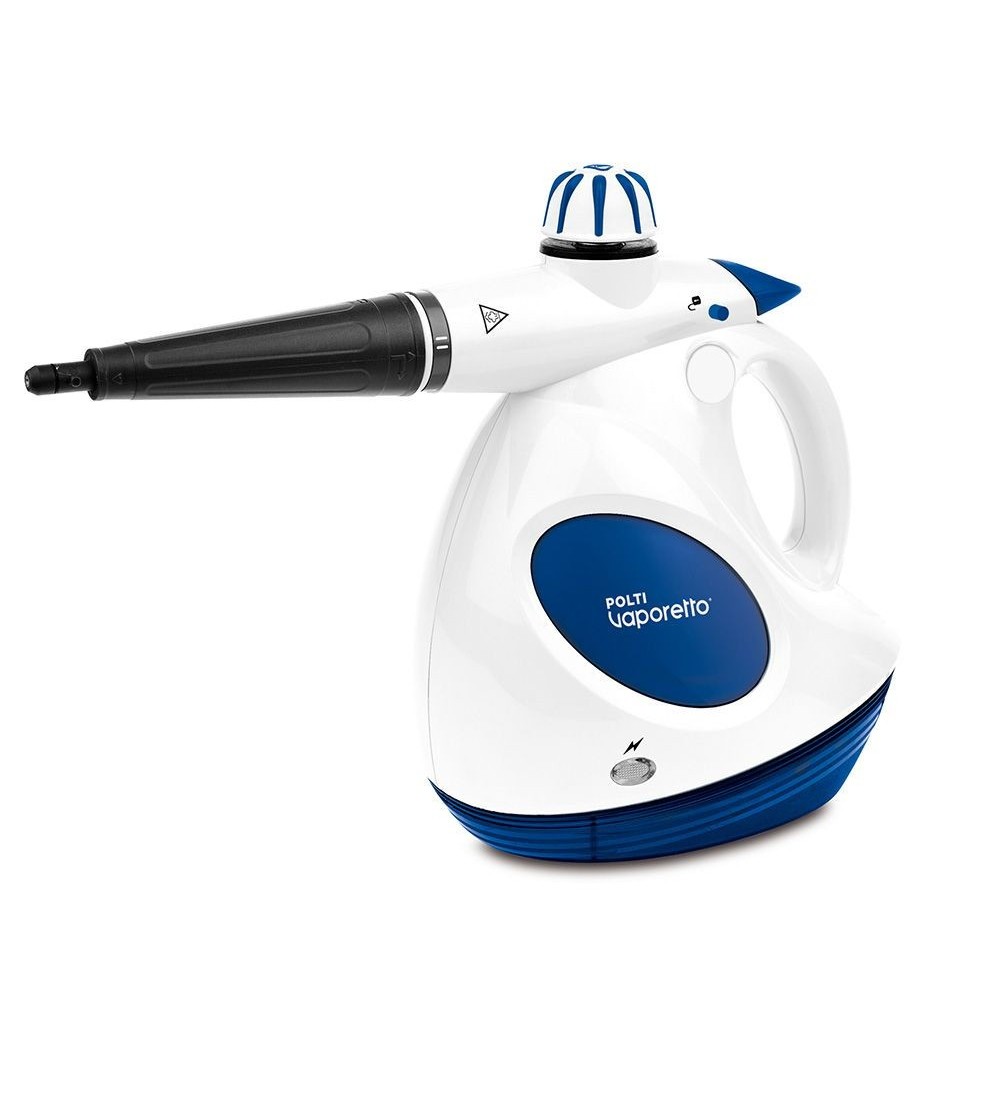 Polti Polti Vaporetto First Pulitore a vapore portatile 0,2 L 1000 W Blu, Bianco