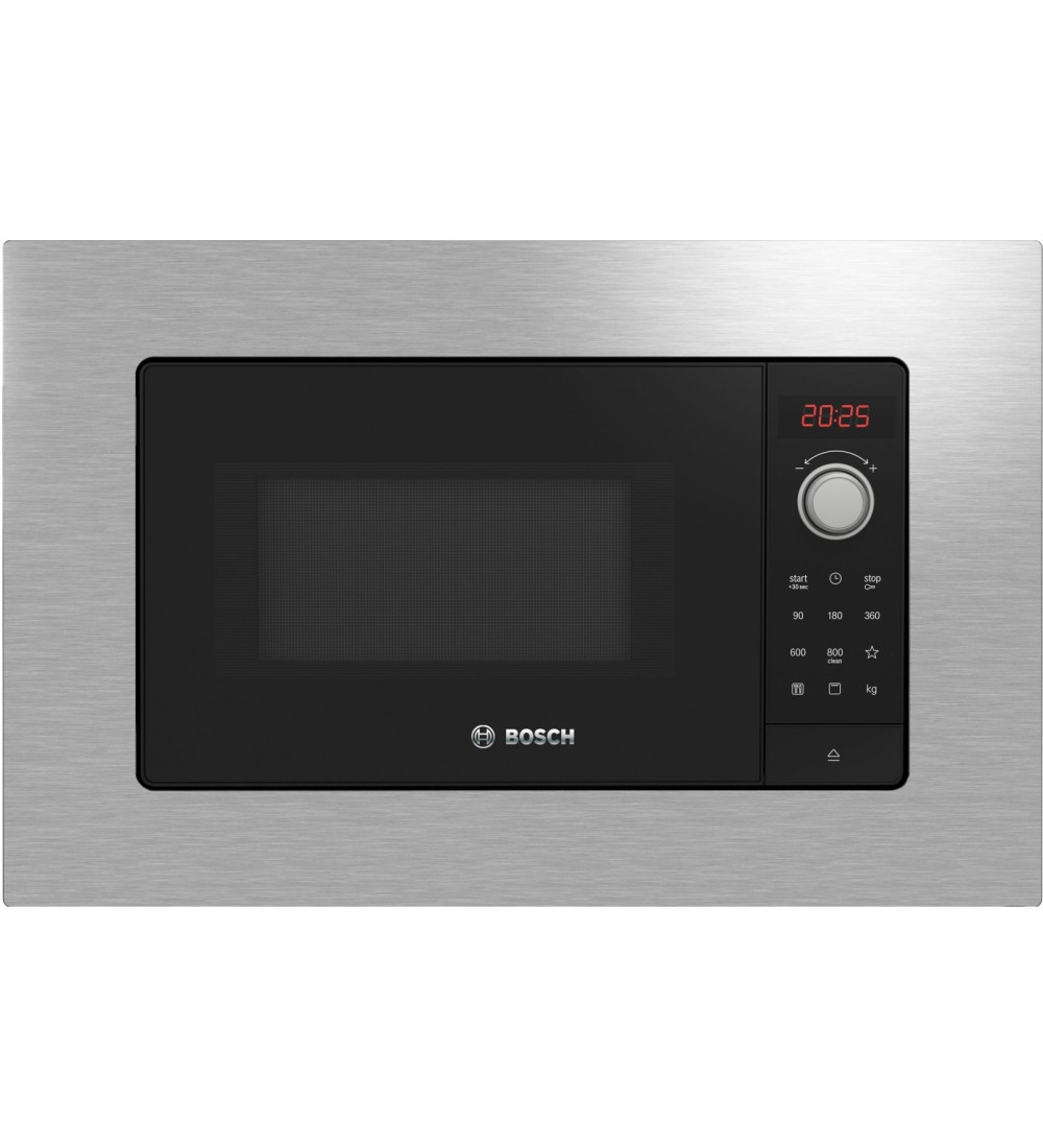 Bosch Bosch BEL623MS3 Forno a Microonde da incasso 20 L Potenza 800W Larghezza 60 cm Inox Bosch Bosch BEL623MS3 Forno a Microonde da incasso 20 L Potenza 800W Larghezza 60 cm Inox