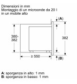 Bosch Bosch BEL623MS3 Forno a Microonde da incasso 20 L Potenza 800W Larghezza 60 cm Inox Bosch Bosch BEL623MS3 Forno a Microonde da incasso 20 L Potenza 800W Larghezza 60 cm Inox