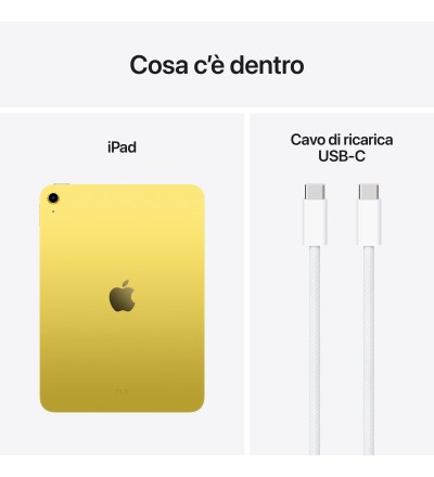 APPLE Apple iPad 11 WiFi 128GB Colore Giallo Garanzia Italia APPLE Apple iPad 11 WiFi 128GB Colore Giallo Garanzia Italia