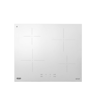De’Longhi De'Longhi PIB 62 Piano Cottura Induzione 60cm 4 Zone Bianco Vetroceramica Incasso