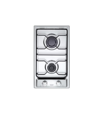 De’Longhi De'Longhi Piano Cottura a Gas I23D 2 Fuochi 30 cm Da Incasso Acciaio Inossidabile