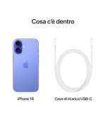 APPLE Apple iPhone 16 128GB 6.1 Ultramarine MYEC3QL/A Garanzia Italia APPLE Apple iPhone 16 128GB 6.1 Ultramarine MYEC3QL/A Garanzia Italia