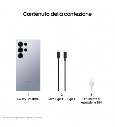 Samsung Samsung SM-S938 S25 Ultra 12+256GB 6.9 5G Titanium Silverblue ITA Samsung Samsung SM-S938 S25 Ultra 12+256GB 6.9 5G Titanium Silverblue ITA