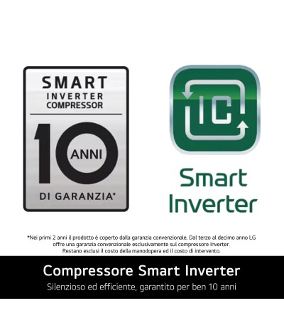 LG LG GTBV44SEBKD Frigorifero Doppia Porta 461 L Total No Frost Multi-Airflow Compressore Smart Inverter Classe E Sabbia LG LG GTBV44SEBKD Frigorifero Doppia Porta 461 L Total No Frost Multi-Airflow Compressore Smart Inverter Classe E Sabbia
