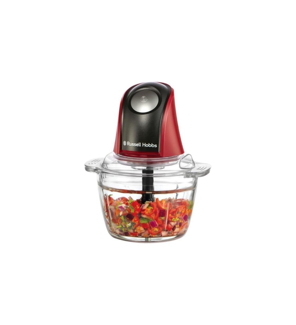 Russell Hobbs Russell Hobbs 27130-56 Tritatutto mini 0.50 L Lame Inox 350 W Rosso Russell Hobbs Russell Hobbs 27130-56 Tritatutto mini 0.50 L Lame Inox 350 W Rosso