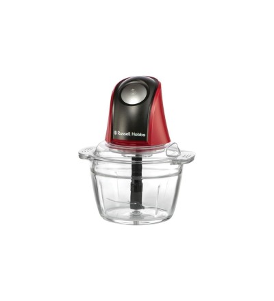 Russell Hobbs Russell Hobbs 27130-56 Tritatutto mini 0.50 L Lame Inox 350 W Rosso Russell Hobbs Russell Hobbs 27130-56 Tritatutto mini 0.50 L Lame Inox 350 W Rosso