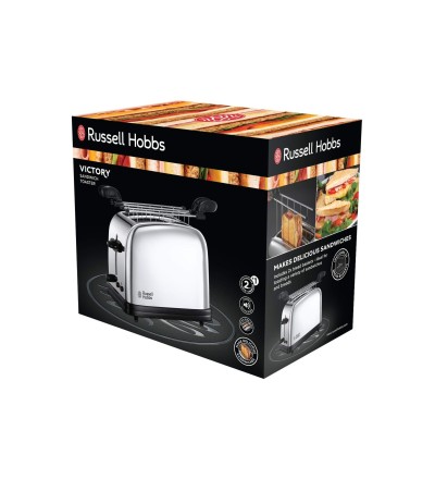 Russell Hobbs Russell Hobbs 23310-57 Tostapane con Pinze 1200 W Acciaio Inox Russell Hobbs Russell Hobbs 23310-57 Tostapane con Pinze 1200 W Acciaio Inox