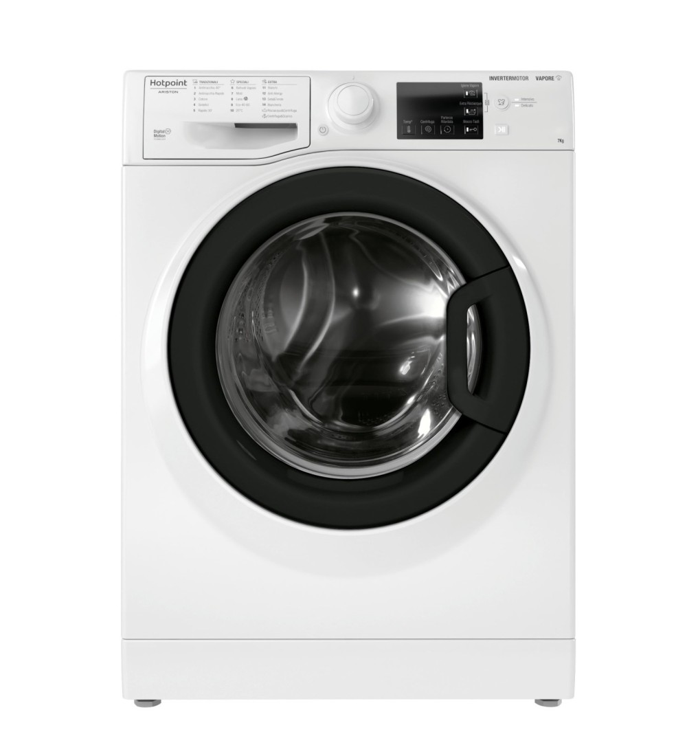 Hotpoint HOTPOINT LAVATRICE 7KG SLIM INVERTER VAP.B 1200GIRI BWSA RSSG R527 B IT Hotpoint HOTPOINT LAVATRICE 7KG SLIM INVERTER VAP.B 1200GIRI BWSA RSSG R527 B IT