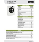 Hotpoint HOTPOINT LAVATRICE 7KG SLIM INVERTER VAP.B 1200GIRI BWSA RSSG R527 B IT Hotpoint HOTPOINT LAVATRICE 7KG SLIM INVERTER VAP.B 1200GIRI BWSA RSSG R527 B IT