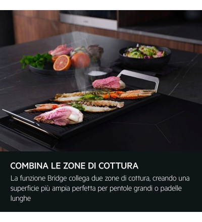 AEG AEG TO84IB00IB Piano Cottura a induzione Da incasso 80 Cm Vetro Ceramica Nero Touch 4 Zone di Cottura AEG AEG TO84IB00IB Piano Cottura a induzione Da incasso 80 Cm Vetro Ceramica Nero Touch 4 Zone di Cottura