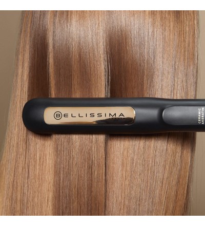 Bellissima Imetec Bellissima 11915 Steam Ceramic & Keratin Piastra per capelli a vapore 3 temperature Bellissima Imetec Bellissima 11915 Steam Ceramic & Keratin Piastra per capelli a vapore 3 temperature