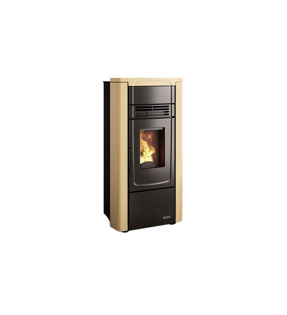 Dal Zotto Dal Zotto Vally Stufa a Pellet Idro 10 KW Bordeaux Acciaio Verniciato Top in Maiolica Dal Zotto Dal Zotto Vally Stufa a Pellet Idro 10 KW Bordeaux Acciaio Verniciato Top in Maiolica