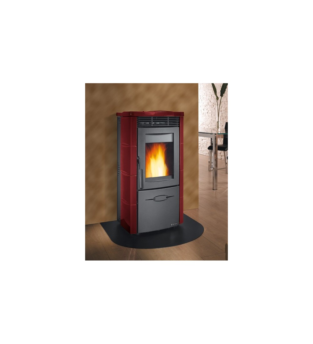 Dal Zotto STUFA A PELLET DAL ZOTTO VALLY IDRO STEEL BORDEAUX Dal Zotto STUFA A PELLET DAL ZOTTO VALLY IDRO STEEL BORDEAUX