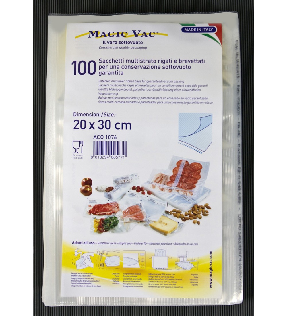 Magic Vac Magic Vac Sacchetti MISURE 20X30 100PZ ANP1076 Magic Vac Magic Vac Sacchetti MISURE 20X30 100PZ ANP1076