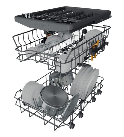 Whirlpool WHIRLPOOL LAVASTOVIGLIE LIBERAINST.45CM 10COPER. D INOX WH4FD11CS7A0X