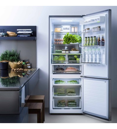 Midea MIDEA FRIGO COMBINATO TOTAL NO FROST 435LT E 70CM INOX MDRB593FGE02 Midea MIDEA FRIGO COMBINATO TOTAL NO FROST 435LT E 70CM INOX MDRB593FGE02