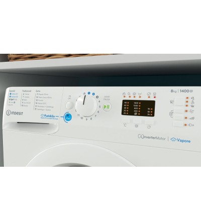 Indesit Indesit Lavatrice BWA 81496X WV IT 8kg Classe A 1400 giri Carica Frontale Bianca Indesit Indesit Lavatrice BWA 81496X WV IT 8kg Classe A 1400 giri Carica Frontale Bianca
