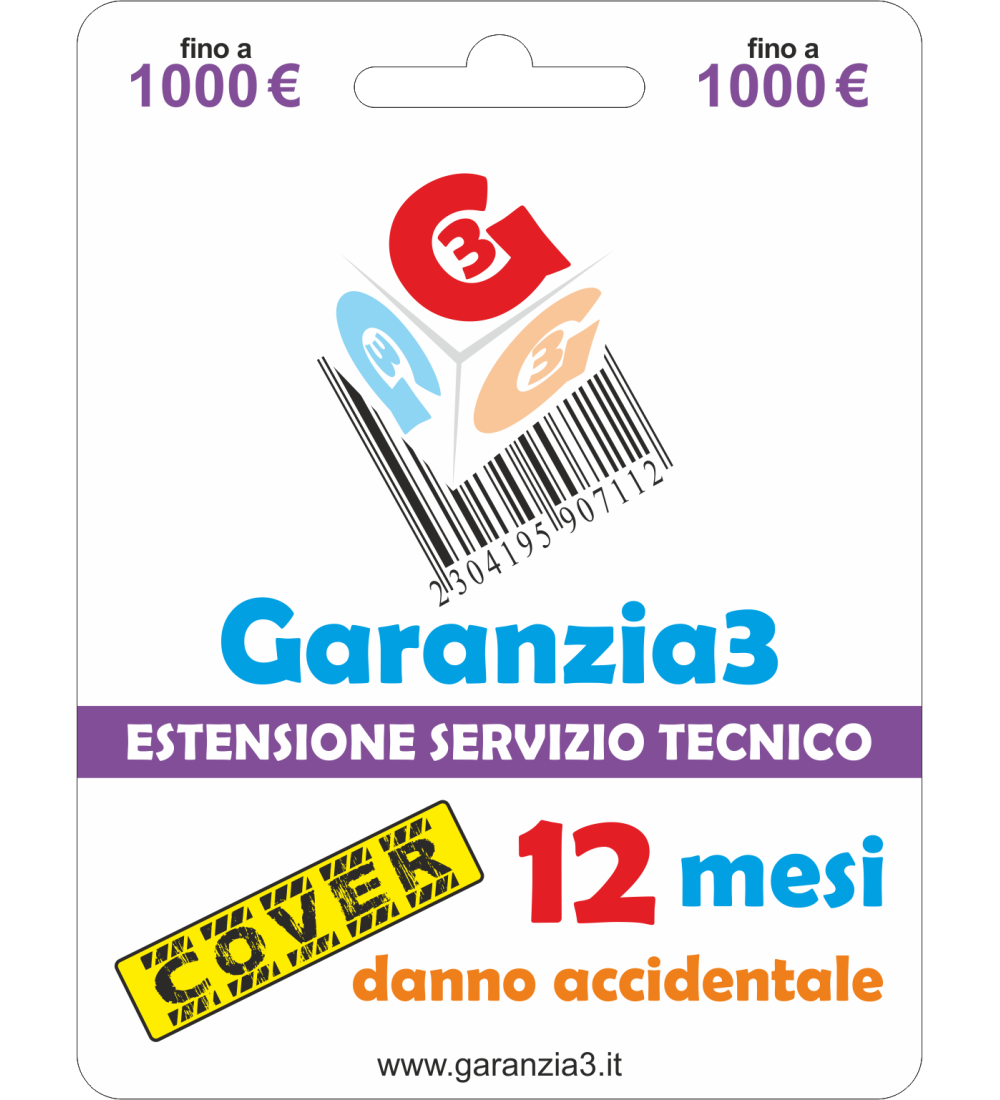 Garanzie3 Cover 1000 per danno accidentale