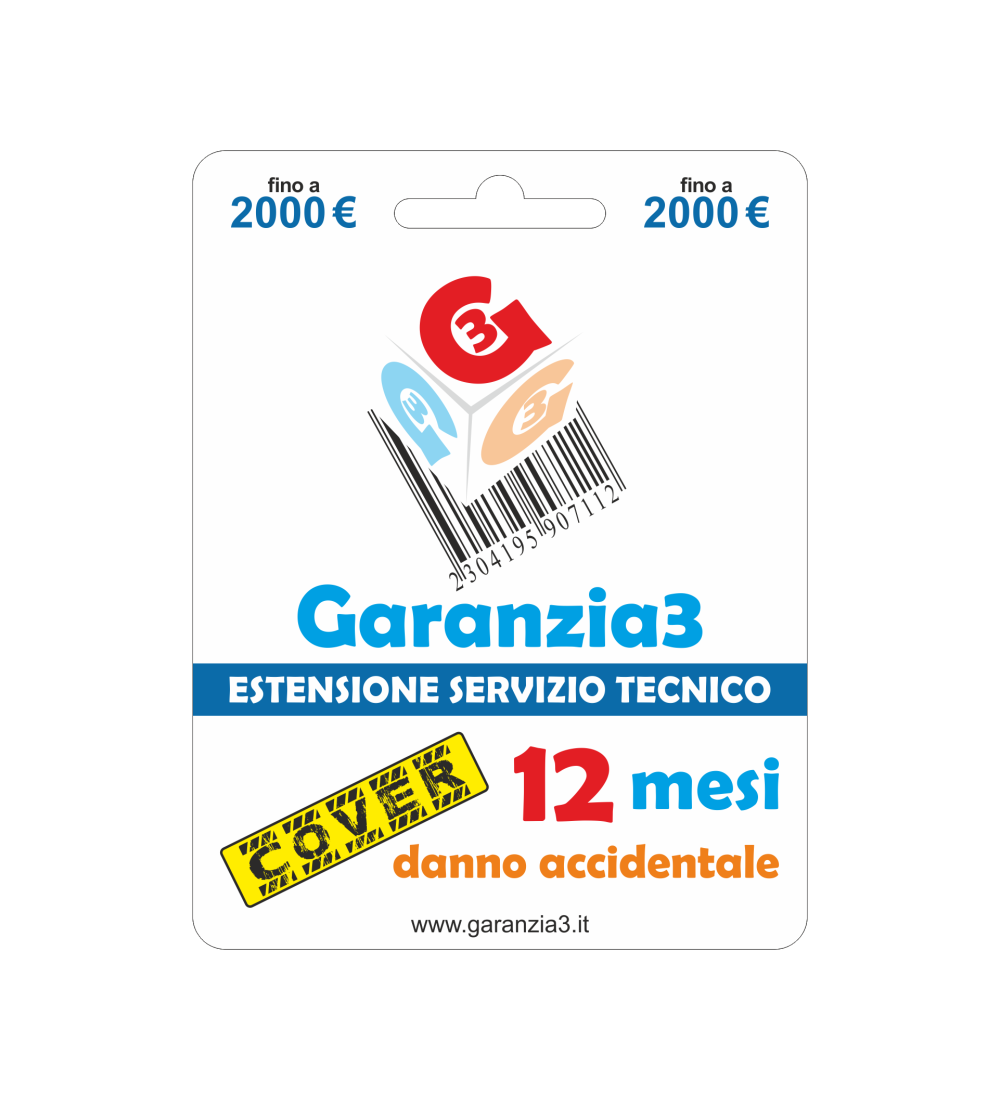 Garanzie3 Cover 2000 per danno accidentale