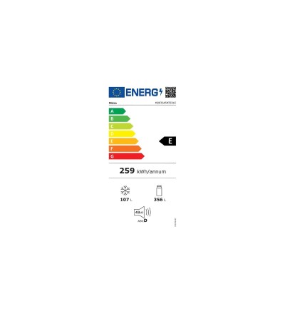 Midea Midea Frigorifero Bianco Combinato MDRT645MTE01E 463L No Frost Classe E Bianco 188x70cm