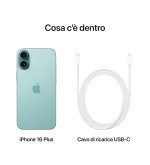 APPLE Apple iPhone 16 Plus 256GB 6.7 Teal ITA MXY53QL/A APPLE Apple iPhone 16 Plus 256GB 6.7 Teal ITA MXY53QL/A