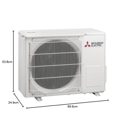 MITSUBISHI Mitsubishi Electric MSZ-DW25VF + MUZ-DW25VF Condizionatore Fisso 9000 BTU Inverter Monosplit ( unità interna + unita 