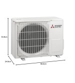 MITSUBISHI Mitsubishi Electric MSZ-DW25VF + MUZ-DW25VF Condizionatore Fisso 9000 BTU Inverter Monosplit ( unità interna + unita 