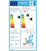 MITSUBISHI Mitsubishi Electric MSZ-DW25VF + MUZ-DW25VF Condizionatore Fisso 9000 BTU Inverter Monosplit ( unità interna + unita 