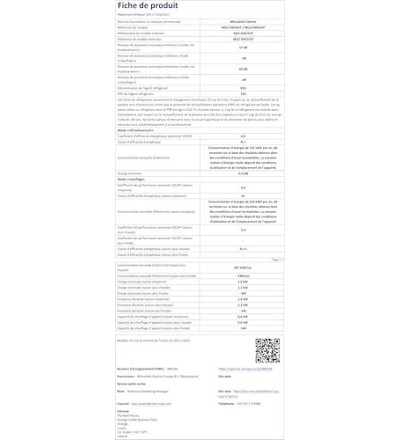 MITSUBISHI Mitsubishi Electric MSZ-DW25VF + MUZ-DW25VF Condizionatore Fisso 9000 BTU Inverter Monosplit ( unità interna + unita 