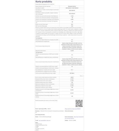 MITSUBISHI Mitsubishi Electric MSZ-DW25VF + MUZ-DW25VF Condizionatore Fisso 9000 BTU Inverter Monosplit ( unità interna + unita 